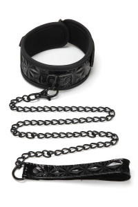  Collar And Leash Black 