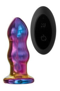 GLAMOUR GLASS REMOTE VIBE CURVED PLUG