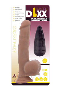 MR.DIXX EVIL DOCTOR 8,3 INCH DUAL DENSITY VIBRATING DILDO