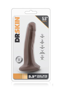 DR. SKIN 5.5INCH COCK WITH SUCTION CUP
