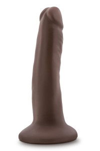  Plus 5 Inch Posable Dildo Chocolate 