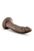  Plus 7 Inch Posable Dildo Chocolate 