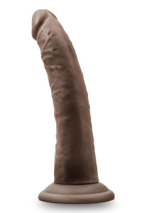  Plus 7 Inch Posable Dildo Chocolate 