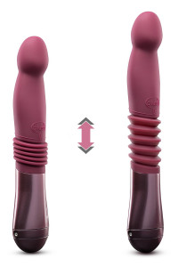 TEMPTASIA TRIXIE THRUSTING DILDO WINE