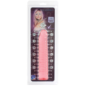 Sunrise - Ribbed Jelly Dildo - 7" / 18 cm