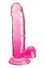  7 Inch Cock With Balls Pink 