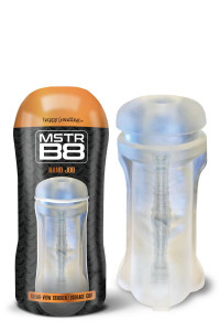 HAPPY ENDING MSTR B8 IN THE CLEAR-VIEW STROKER CUP HAND JOB