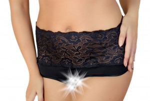  ANDALEA - PANTIES BLACK OPEN CROTCH