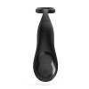 Erixos - Vibrating Prostate Massager with Ball Strap and Cockring - Black