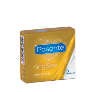 Pasante King Condoms – 3 Pack