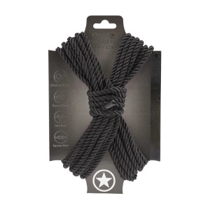 Polyester Bondage Rope - 32.8 ft / 10 m - Black