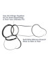PIPEDREAM - FANTASY C-RINGZ SILICONE 3-RING STAMINA SET