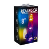 LED Vibrating Straight Cock with Balls - 8