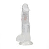 LED Vibrating Straight Cock with Balls - 8
