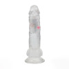 LED Vibrating Straight Cock with Balls - 8
