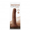 Colours Pleasures 7 Inch Vibrating Dong Brown