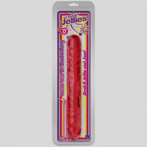 Διπλός Δονητής Double dong dildo Jelly Red