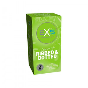 EXS Ribbed and Dotted 12 pcs