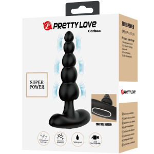 PRETTY LOVE - SIDNEY ANAL VIBRATOR 10 VIBRATIONS BLACK