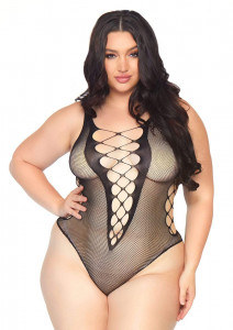 Fishnet Thong Bodysuit